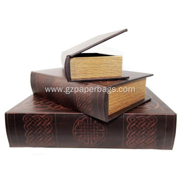 Coffee Table Decor with Vintage Decorative Books Box